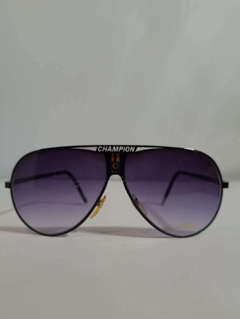 Vintage Champion Purple Gradient Aviator Sunglasses